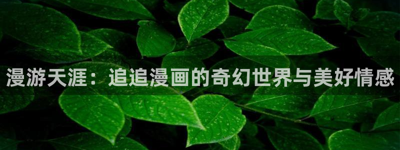 汗汗漫画+：漫游天涯：追追漫画的奇幻世界与美好情感